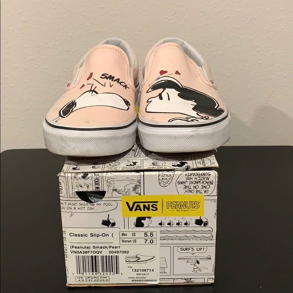 Vans Shoes - Vans - Pink Snoopy and Lucy